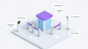 VR彩票封闭式智慧停车场